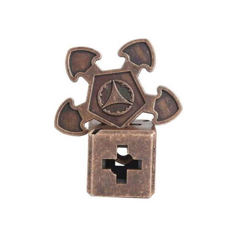 Metal Puzzle Brain Teaser IQ Test Toys Educational Mind Games Adults Child Rompecabezas Metalico Juegos De Ingenio Y Habilidad - UNIVEA