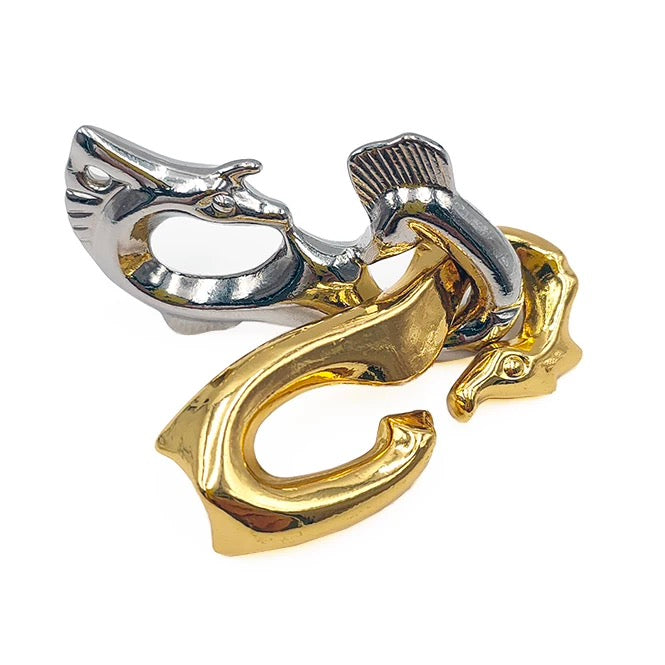 Metal Puzzle Brain Teaser IQ Test Toys Educational Mind Games Adults Child Rompecabezas Metalico Juegos De Ingenio Y Habilidad - UNIVEA