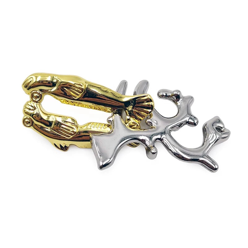 Metal Puzzle Brain Teaser IQ Test Toys Educational Mind Games Adults Child Rompecabezas Metalico Juegos De Ingenio Y Habilidad - UNIVEA