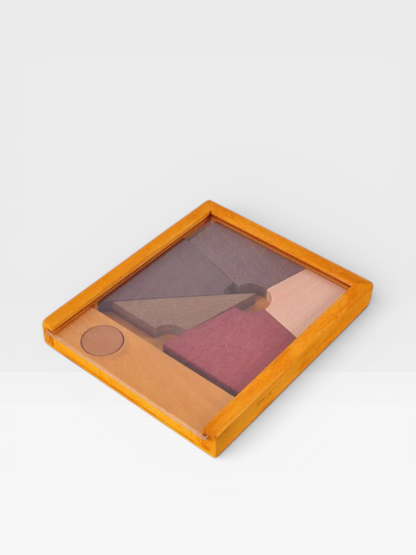 3D Wooden Brain Teaser Puzzle Luban Lock IQ Box - UNIVEA