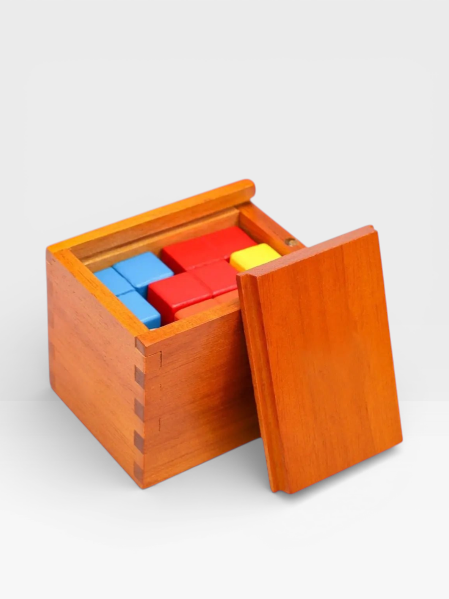 3D Wooden Brain Teaser Puzzle Luban Lock IQ Box - UNIVEA