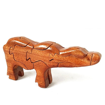 3D Wooden Stacking Animals Jigsaw Toys - UNIVEA