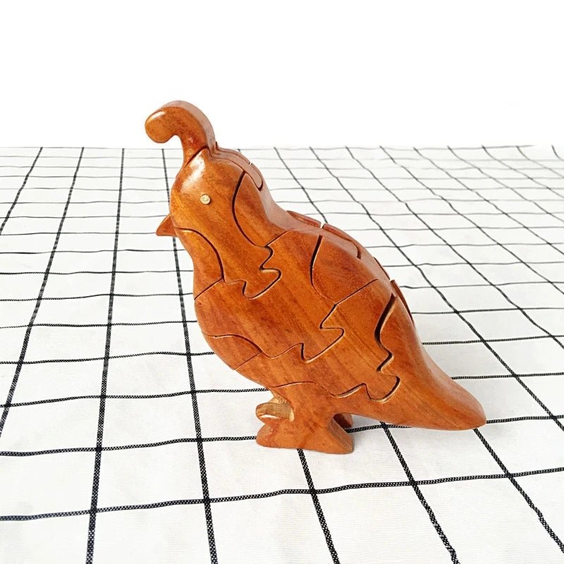 3D Wooden Stacking Animals Jigsaw Toys - UNIVEA