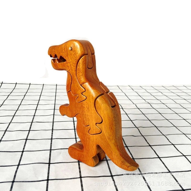 3D Wooden Stacking Animals Jigsaw Toys - UNIVEA