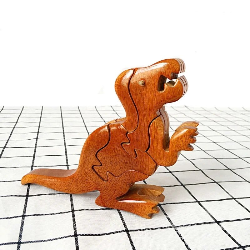 3D Wooden Stacking Animals Jigsaw Toys - UNIVEA