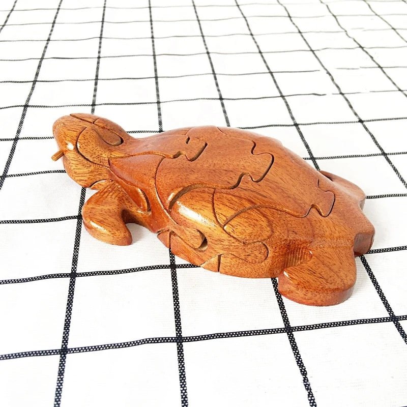 3D Wooden Stacking Animals Jigsaw Toys - UNIVEA