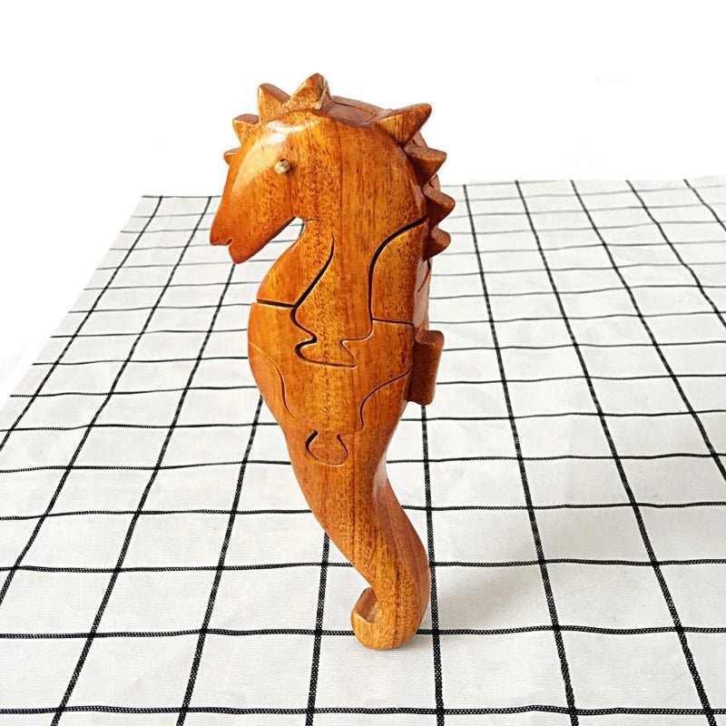 3D Wooden Stacking Animals Jigsaw Toys - UNIVEA