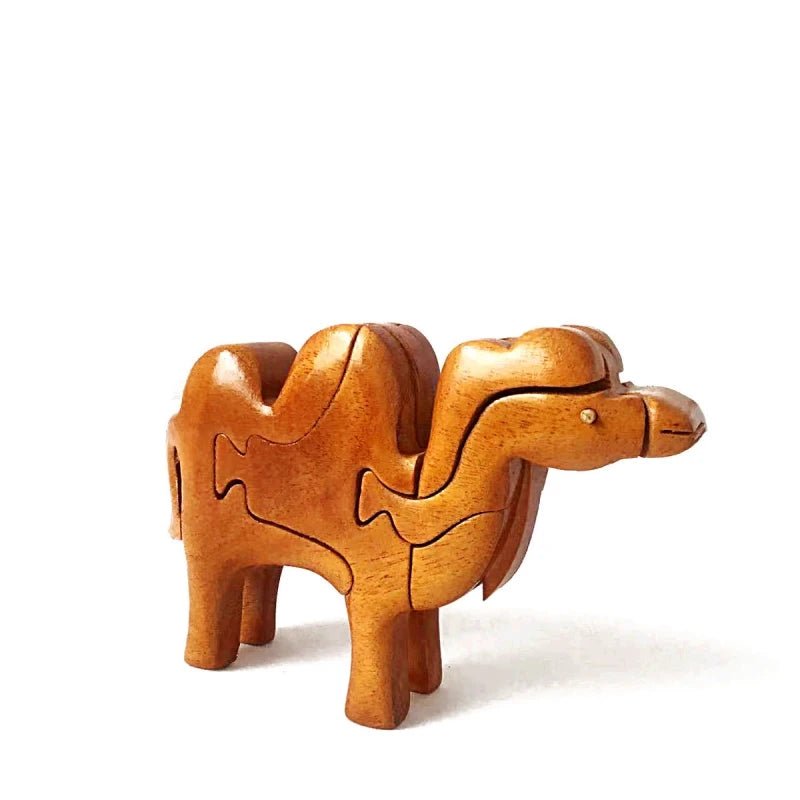 3D Wooden Stacking Animals Jigsaw Toys - UNIVEA