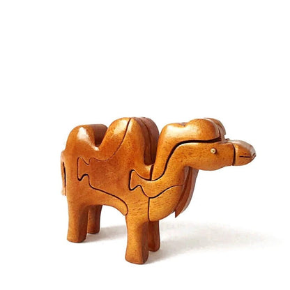 3D Wooden Stacking Animals Jigsaw Toys - UNIVEA
