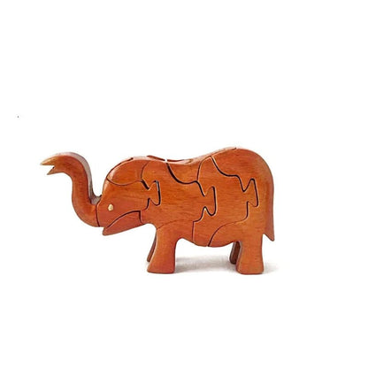 3D Wooden Stacking Animals Jigsaw Toys - UNIVEA