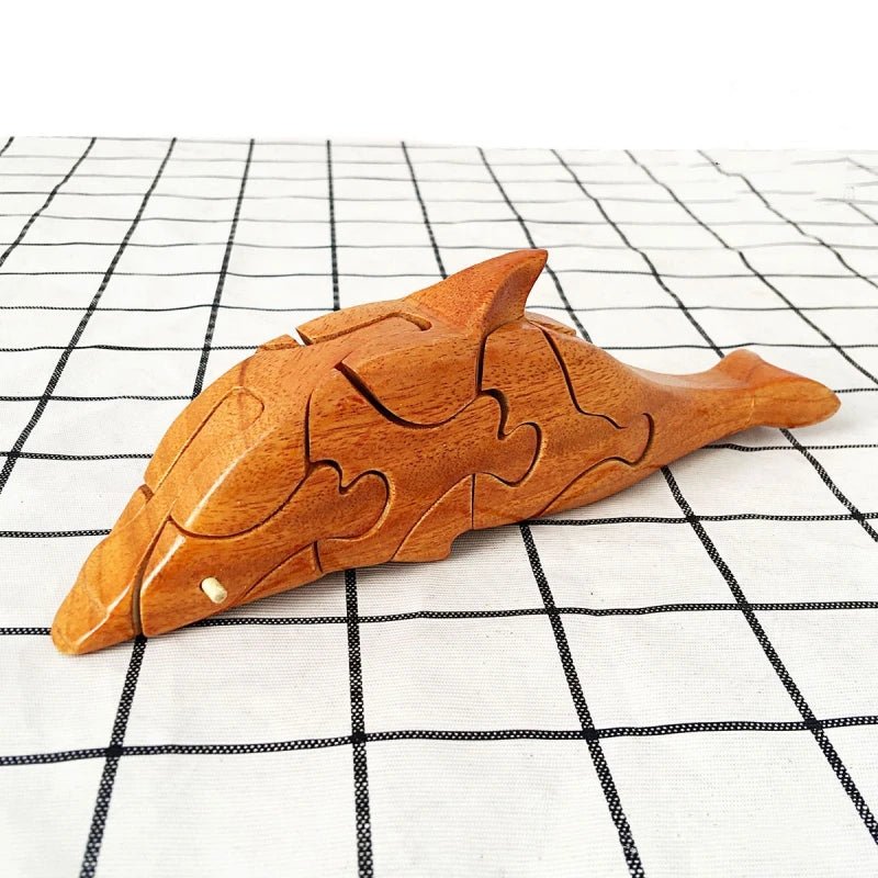 3D Wooden Stacking Animals Jigsaw Toys - UNIVEA