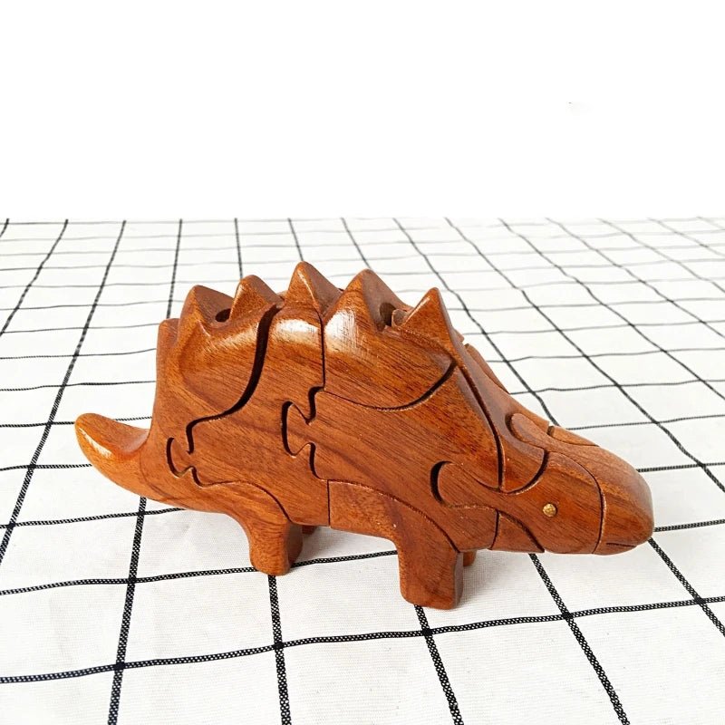 3D Wooden Stacking Animals Jigsaw Toys - UNIVEA