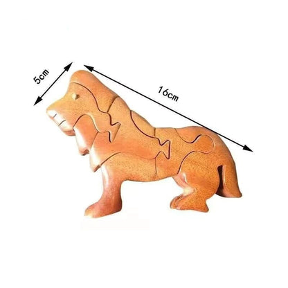 3D Wooden Stacking Animals Jigsaw Toys - UNIVEA