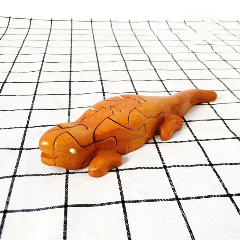 3D Wooden Stacking Animals Jigsaw Toys - UNIVEA