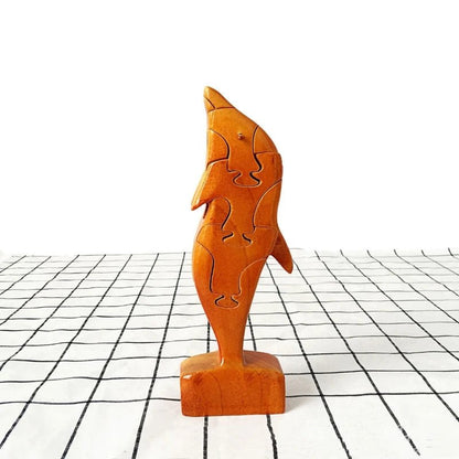 3D Wooden Stacking Animals Jigsaw Toys - UNIVEA