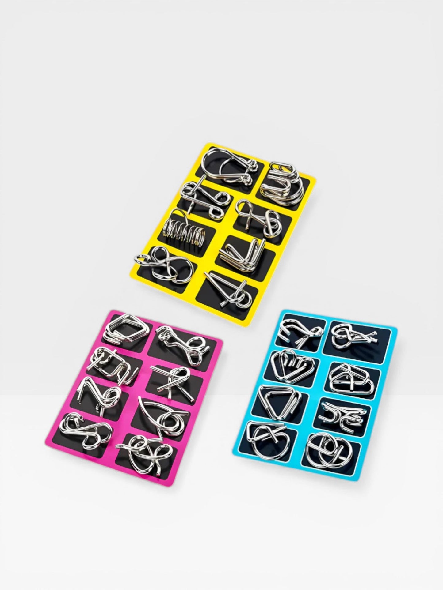 8Pcs/Set Metal Montessori Puzzle - UNIVEA