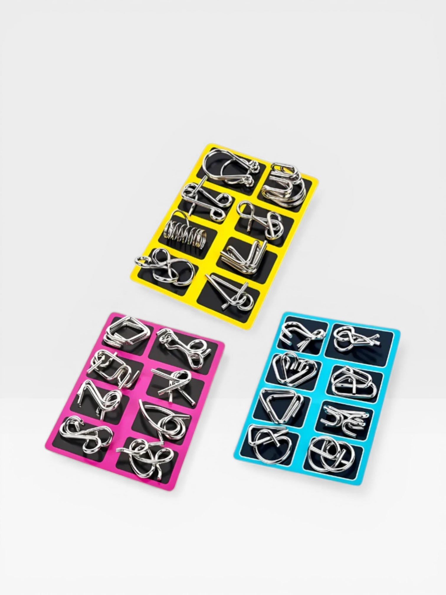 8Pcs/Set Metal Montessori Puzzle - UNIVEA