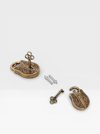 9/20PCS per Set Metal Puzzle Logic Mind Brain Teasers Rings Lock Baffling Game Gift for Adults Children - UNIVEA