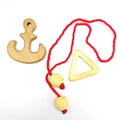 Set of 6/12PCS Magic Brain Teasers Puzzle Logic Wooden Rope Loop Rings Puzzles Game Toys Gift for Adults Kids - UNIVEA