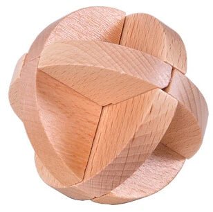 Beech Wood Wooden Burr Puzzles Interlocking Game for Adults KIds - UNIVEA