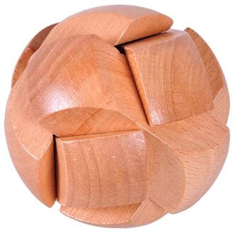 Beech Wood Wooden Burr Puzzles Interlocking Game for Adults KIds - UNIVEA