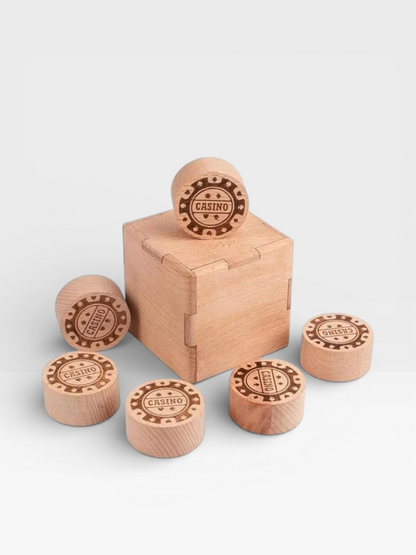 Boutique Wooden Puzzle Mind Brain Teasers Educational Puzzles Game Gift for Adults - UNIVEA