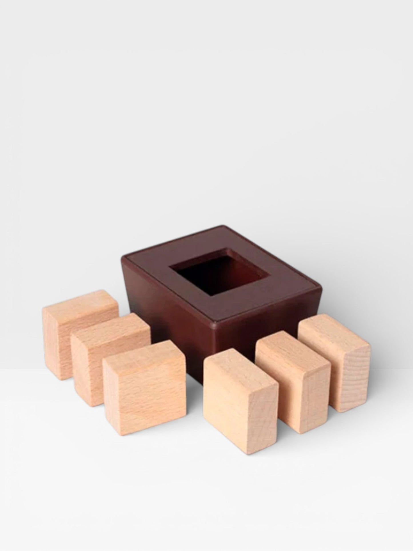 Challenging 3D Wooden Brain Teasers – Six T Square Circle Logic Puzzle for Adults & Kids - UNIVEA