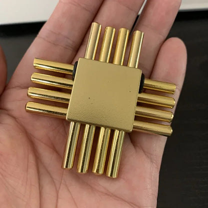 Classic IQ Metal Brain Teasers Lock Ring Puzzle Logic Magic Mind Wire Puzzles Game Gift for Adults Kids - UNIVEA