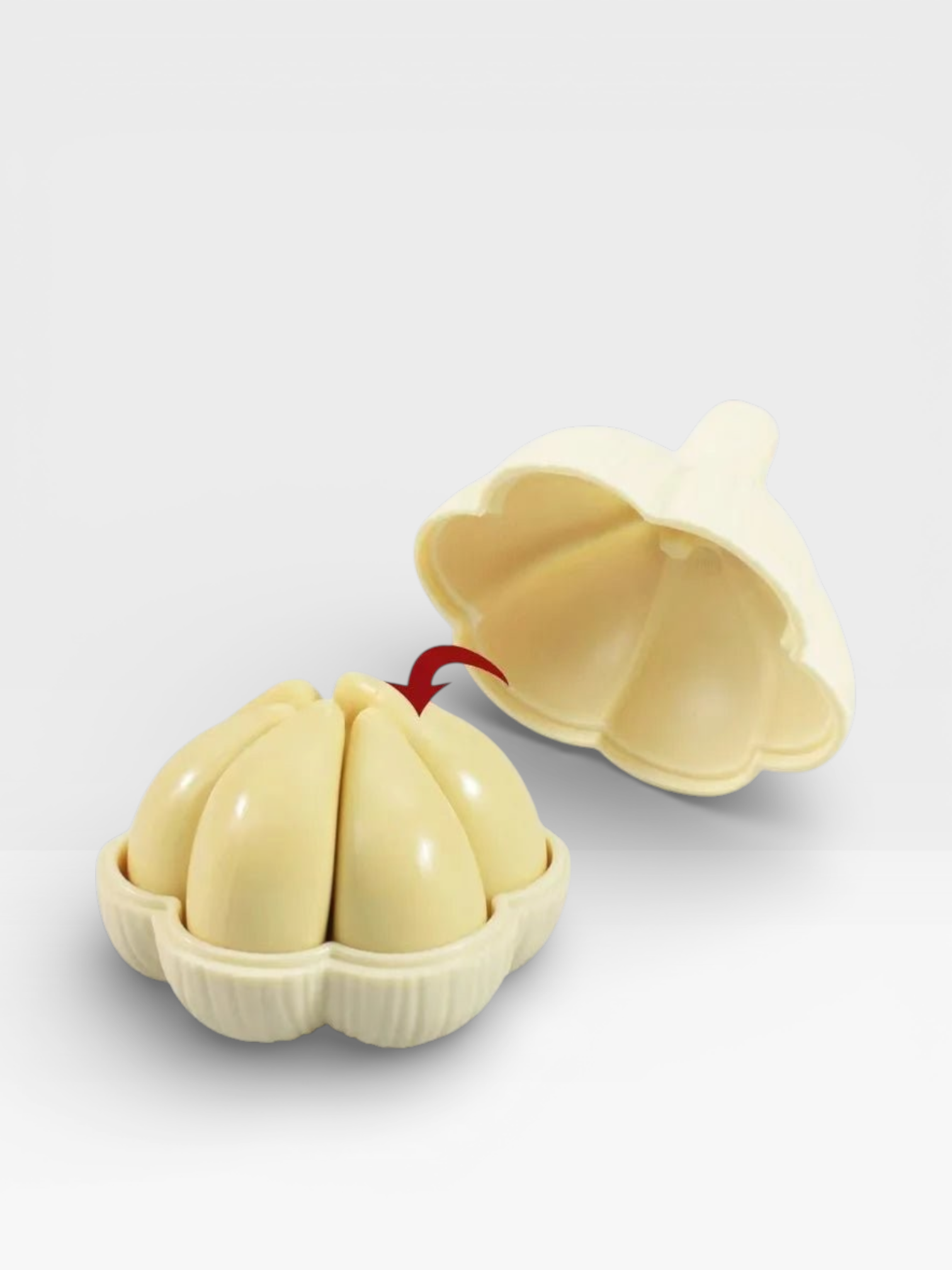 Creative Garlic - shaped Intelligence Mind Brain Teasers 3D Puzzles Game - UNIVEA