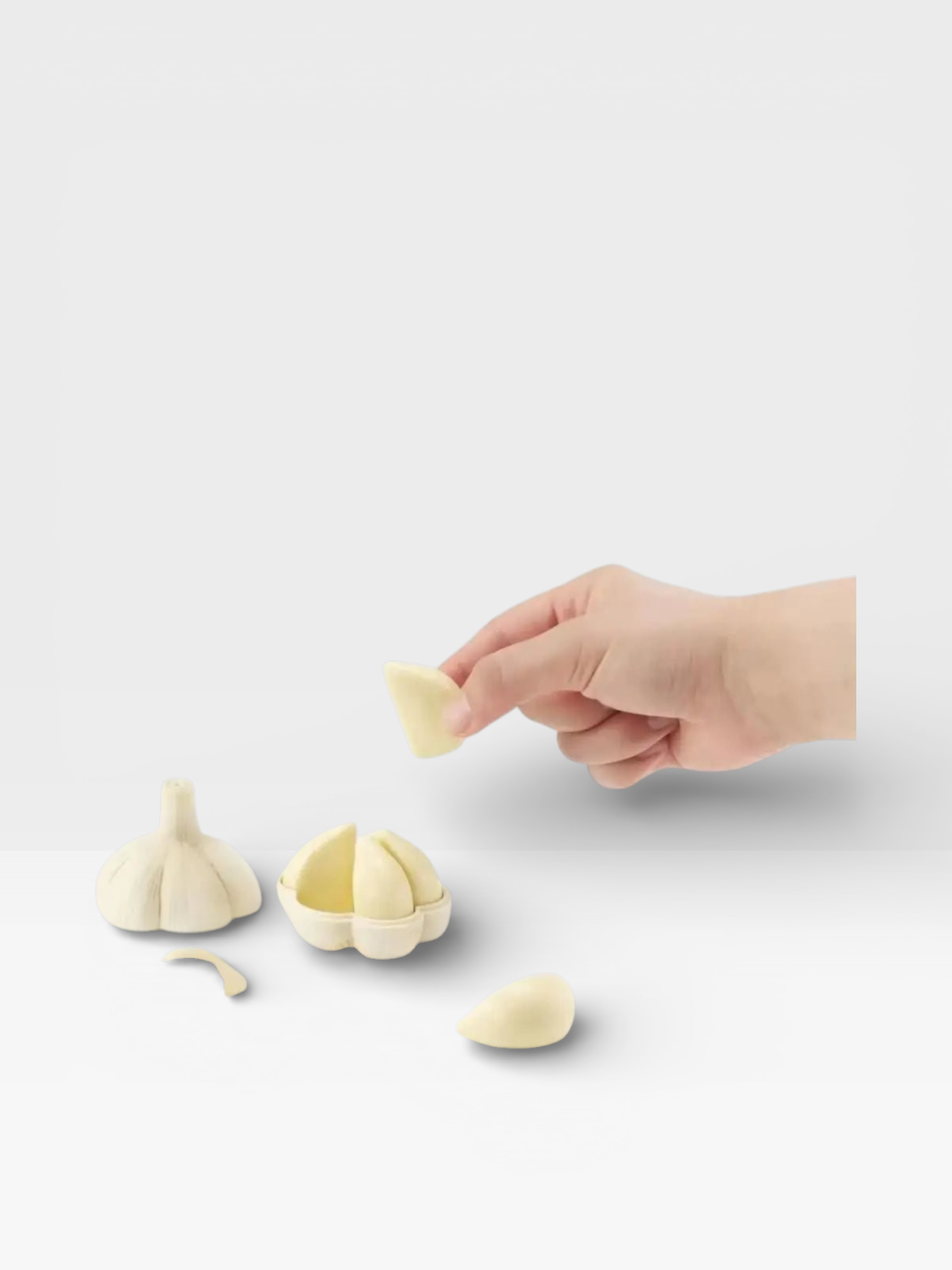 Creative Garlic - shaped Intelligence Mind Brain Teasers 3D Puzzles Game - UNIVEA