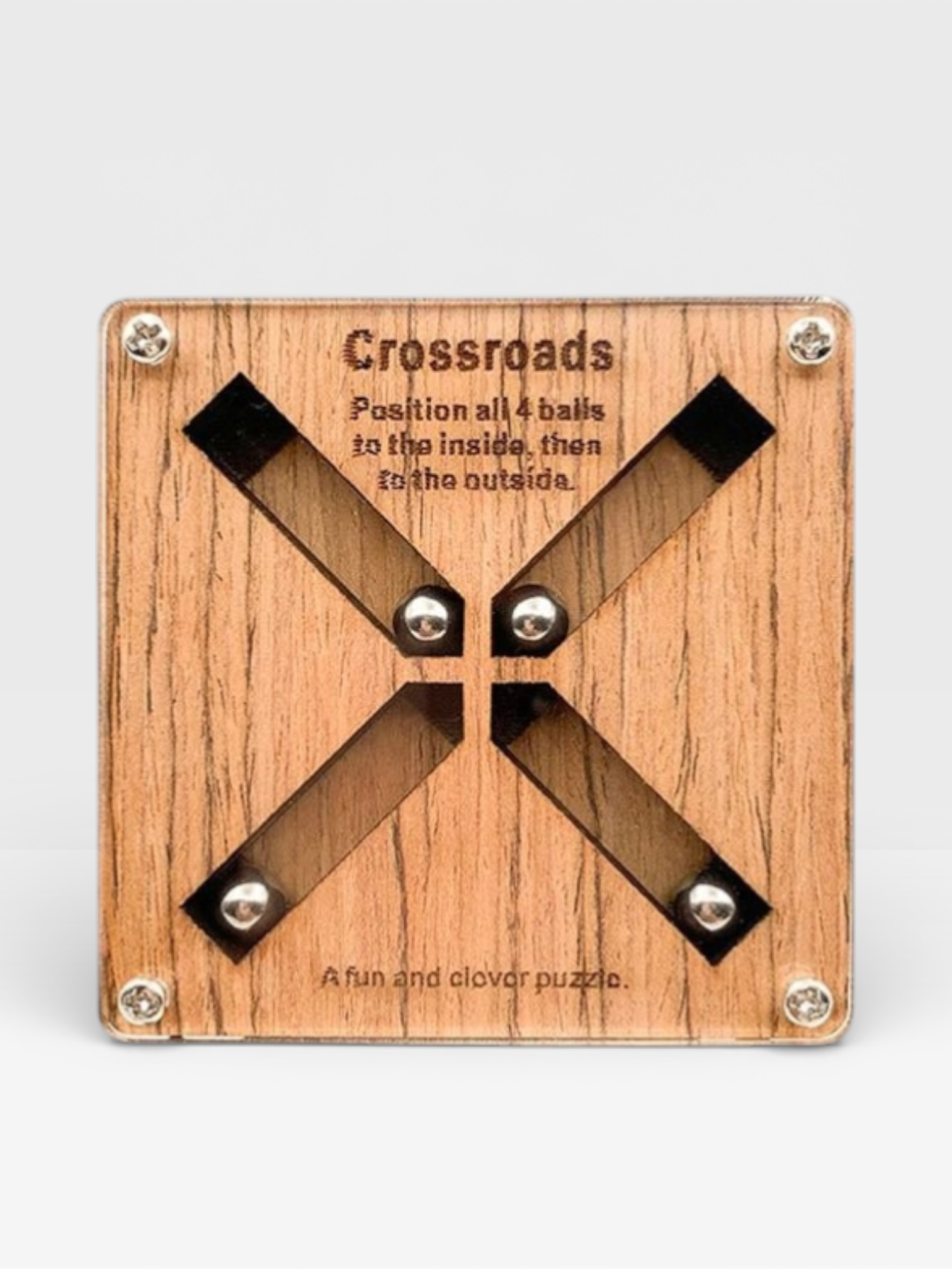 Crossroad Puzzle Labyrinth Maze Wooden Puzzles - UNIVEA
