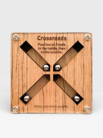 Crossroad Puzzle Labyrinth Maze Wooden Puzzles - UNIVEA