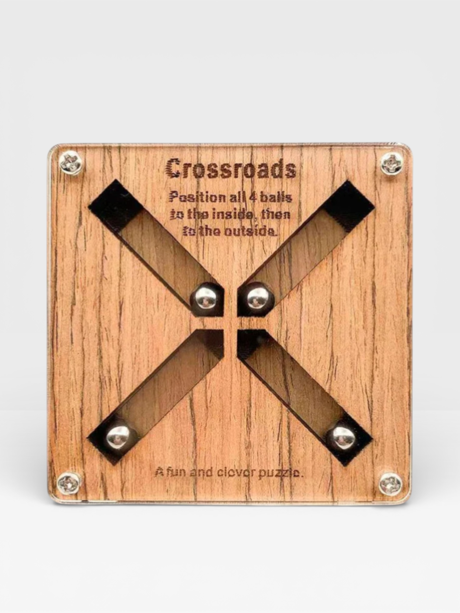 Crossroad Puzzle Labyrinth Maze Wooden Puzzles - UNIVEA