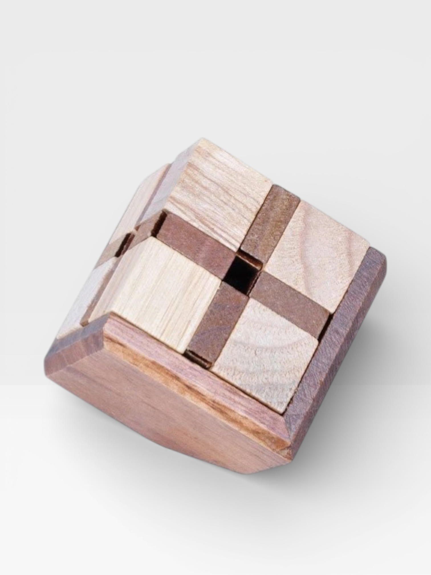 Desk Novelty 3D Wooden Rope Loop Puzzle - UNIVEA