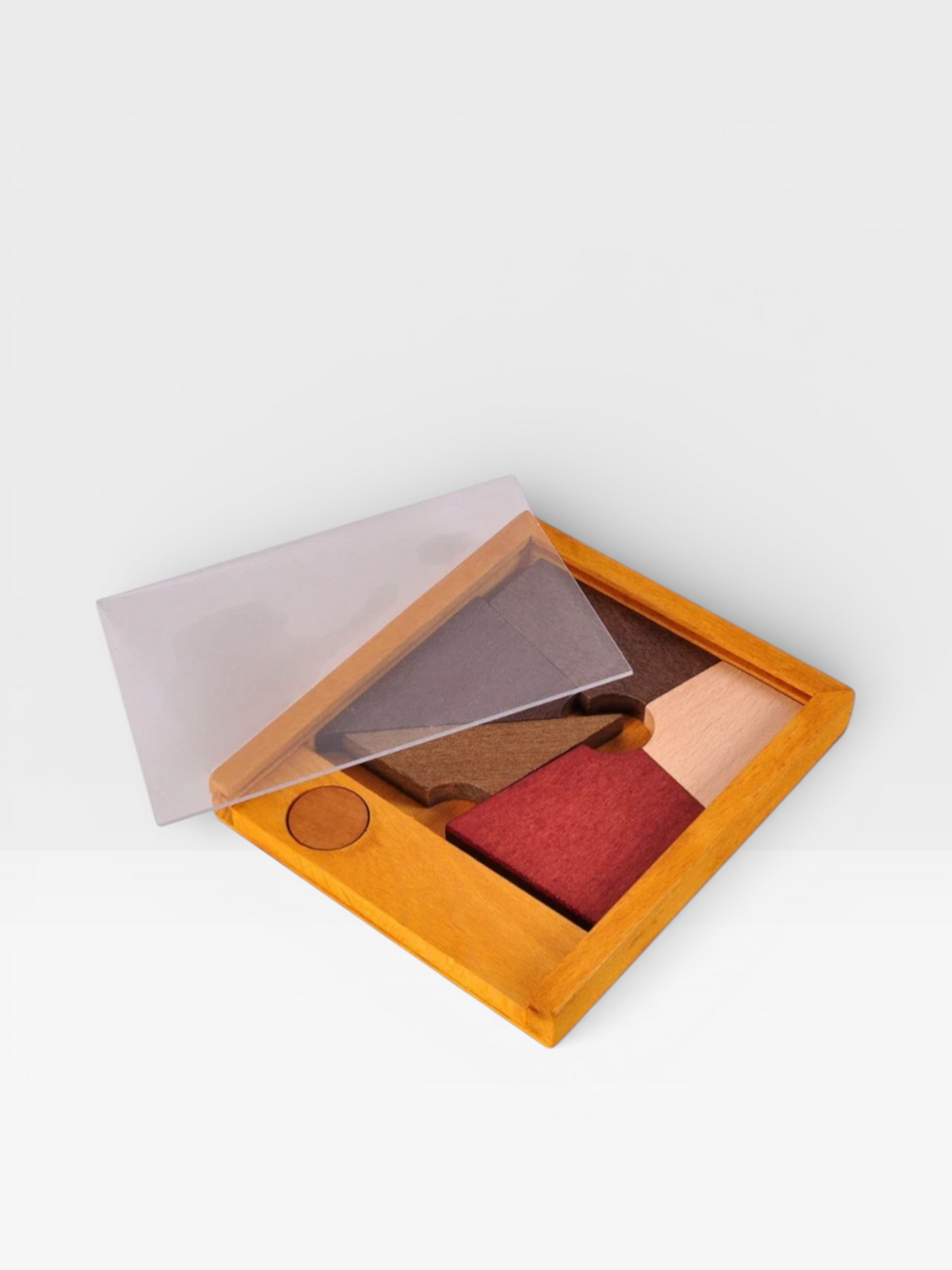 Desk Novelty 3D Wooden Rope Loop Puzzle - UNIVEA