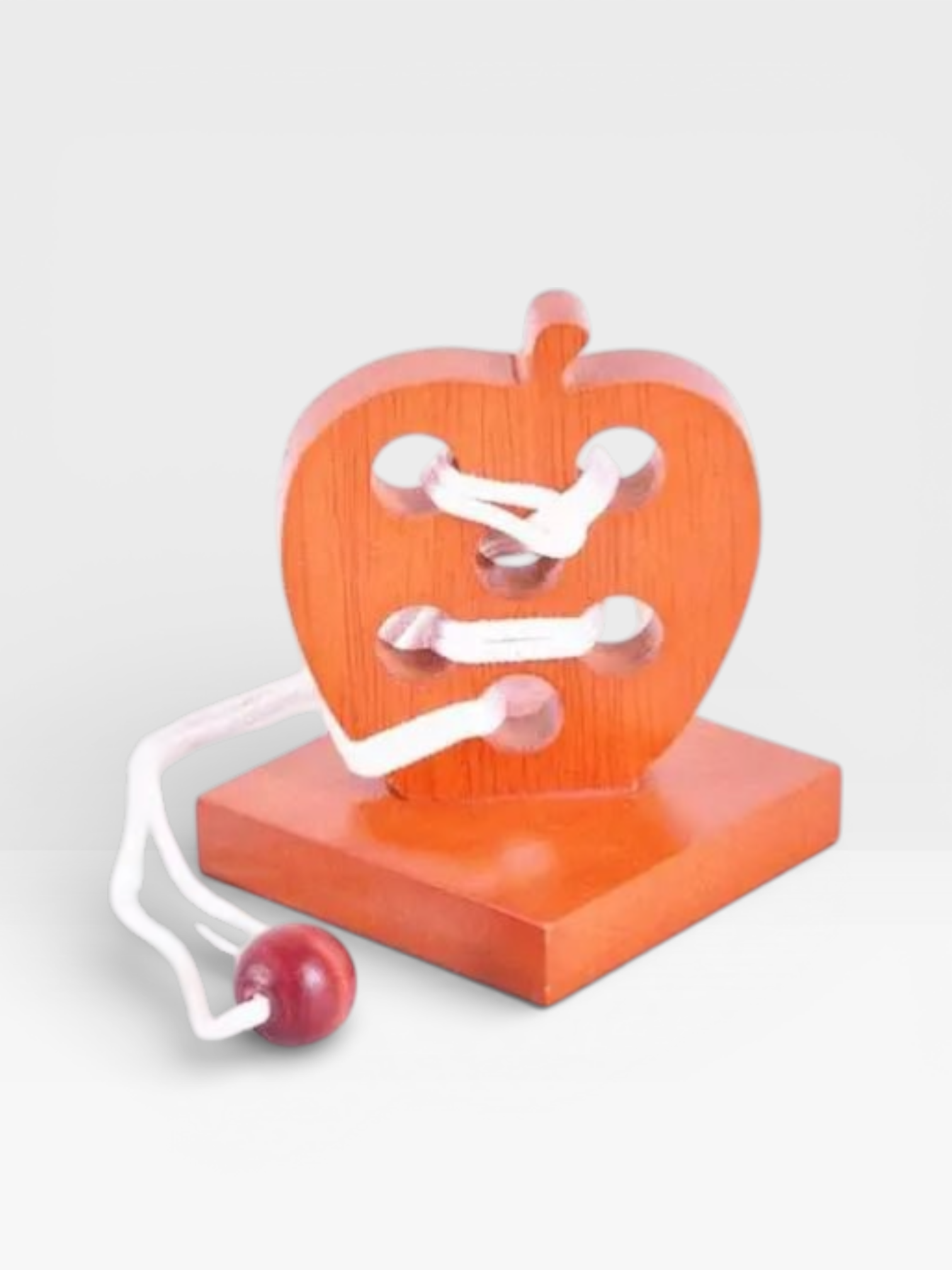 Desk Novelty 3D Wooden Rope Loop Puzzle - UNIVEA