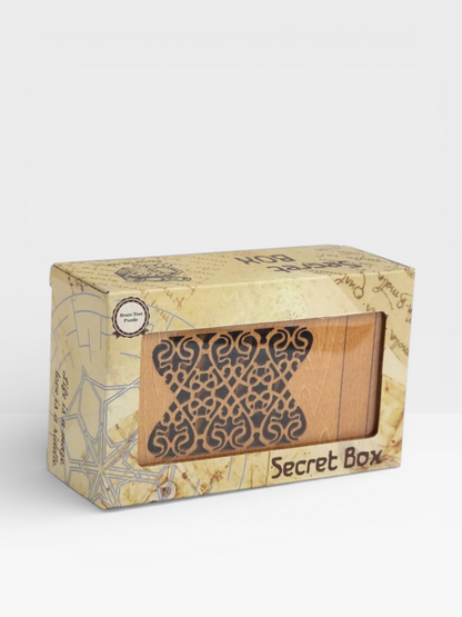 Gruelling Test Wooden Box Puzzle Brain Teaser Magic Puzzles Game for Adults Children - UNIVEA