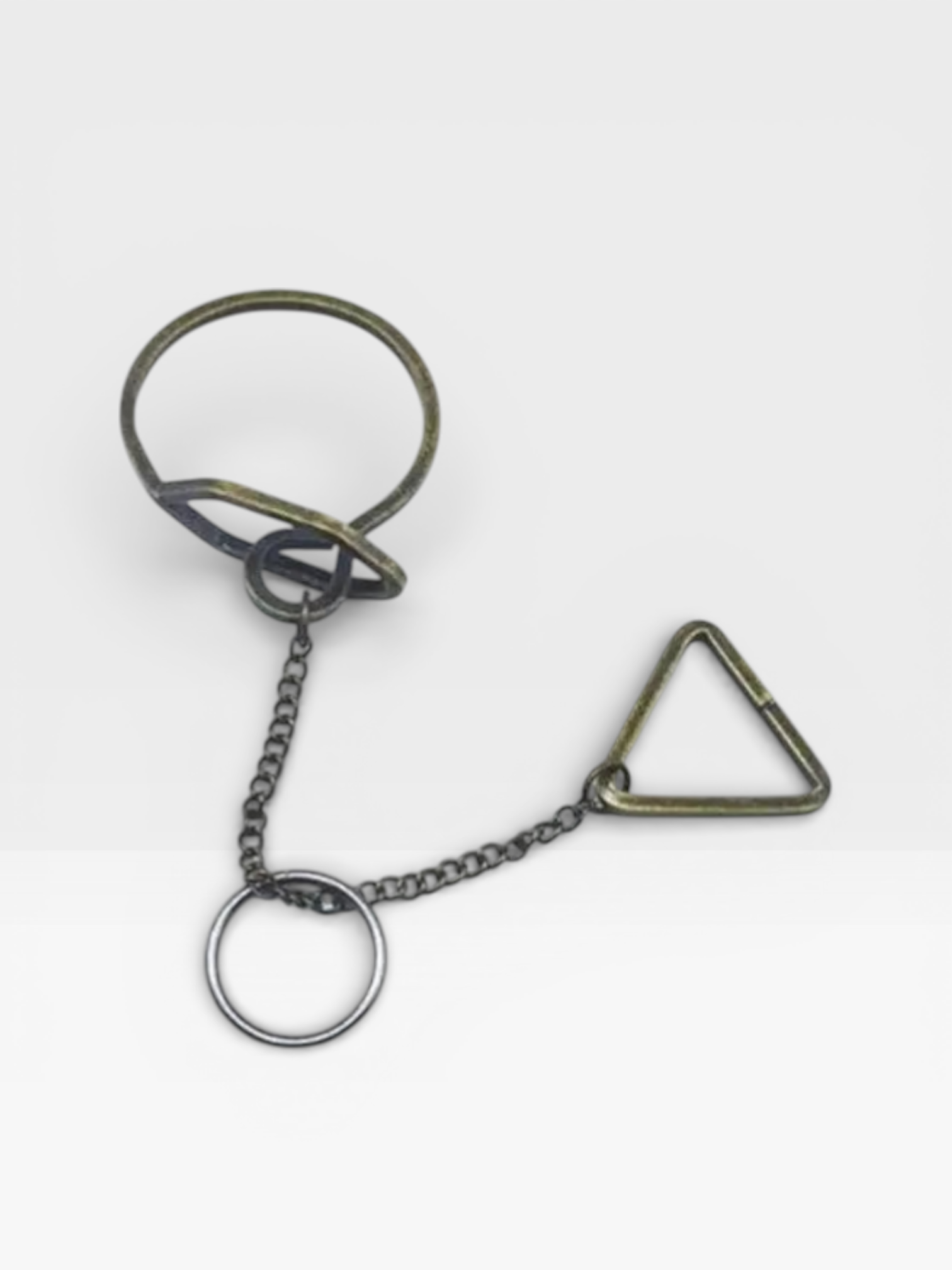 Intelligence Logic Wooden Metal Rope Puzzle - UNIVEA