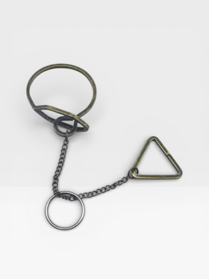 Intelligence Logic Wooden Metal Rope Puzzle - UNIVEA