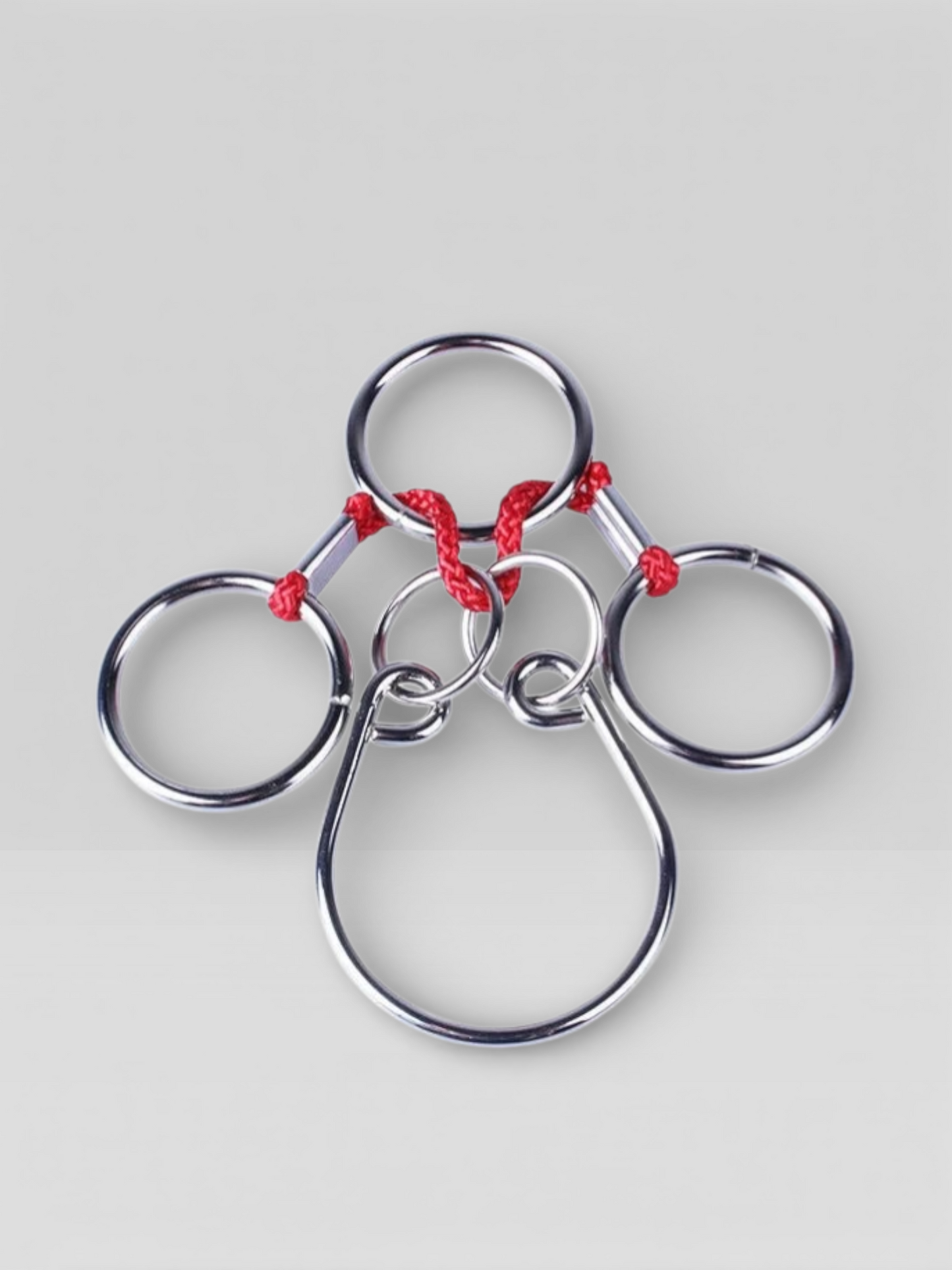 Intelligence Logic Wooden Metal Rope Puzzle - UNIVEA