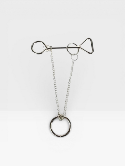 Intelligence Logic Wooden Metal Rope Puzzle - UNIVEA