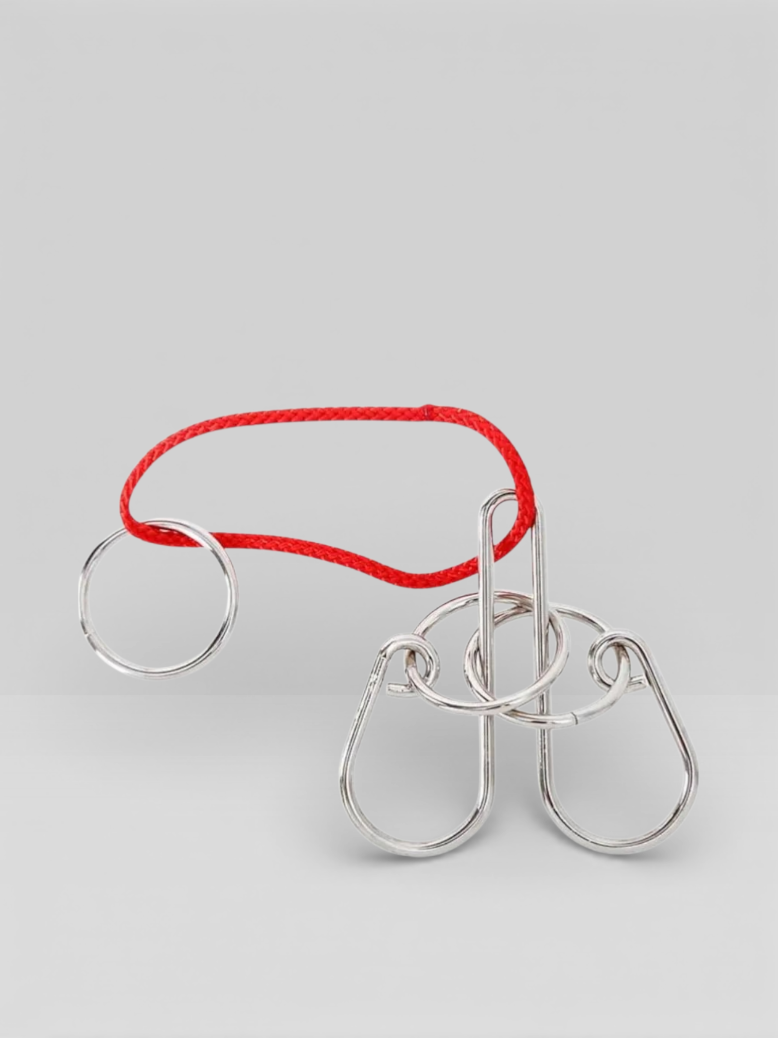 Metal Wire Brain Teaser IQ Mind Brain Teaser Puzzles - UNIVEA