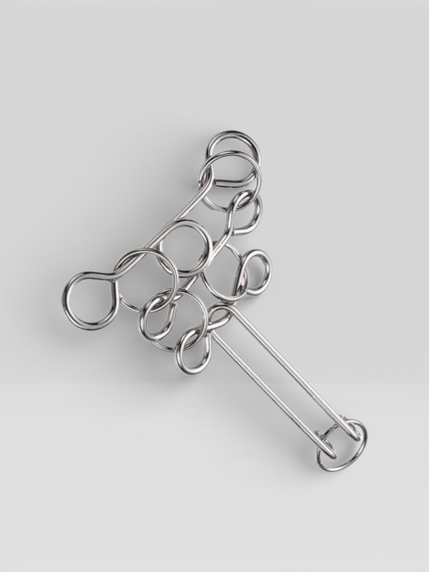 Metal Wire Brain Teaser IQ Mind Brain Teaser Puzzles - UNIVEA