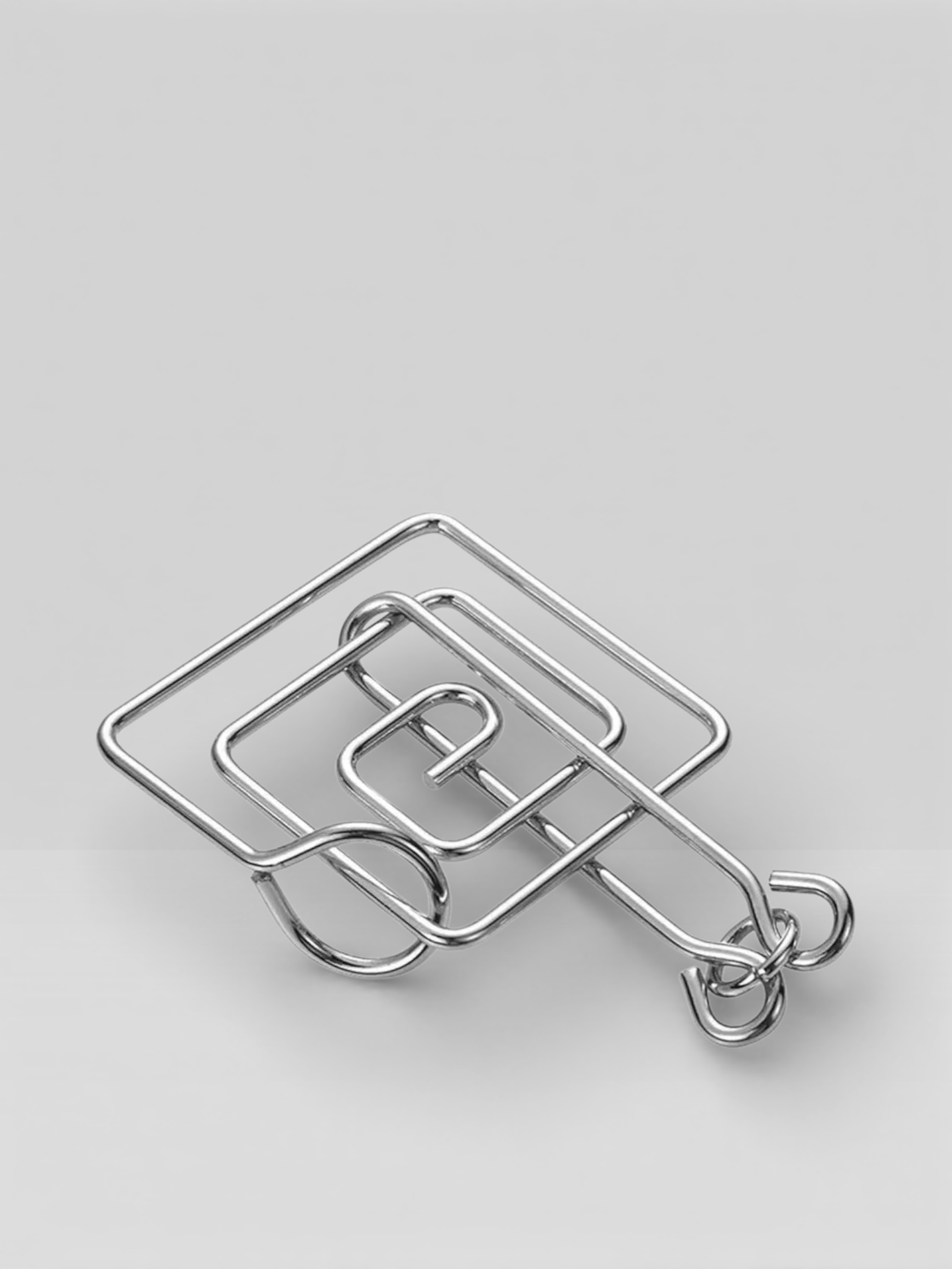 Metal Wire Brain Teaser IQ Mind Brain Teaser Puzzles - UNIVEA