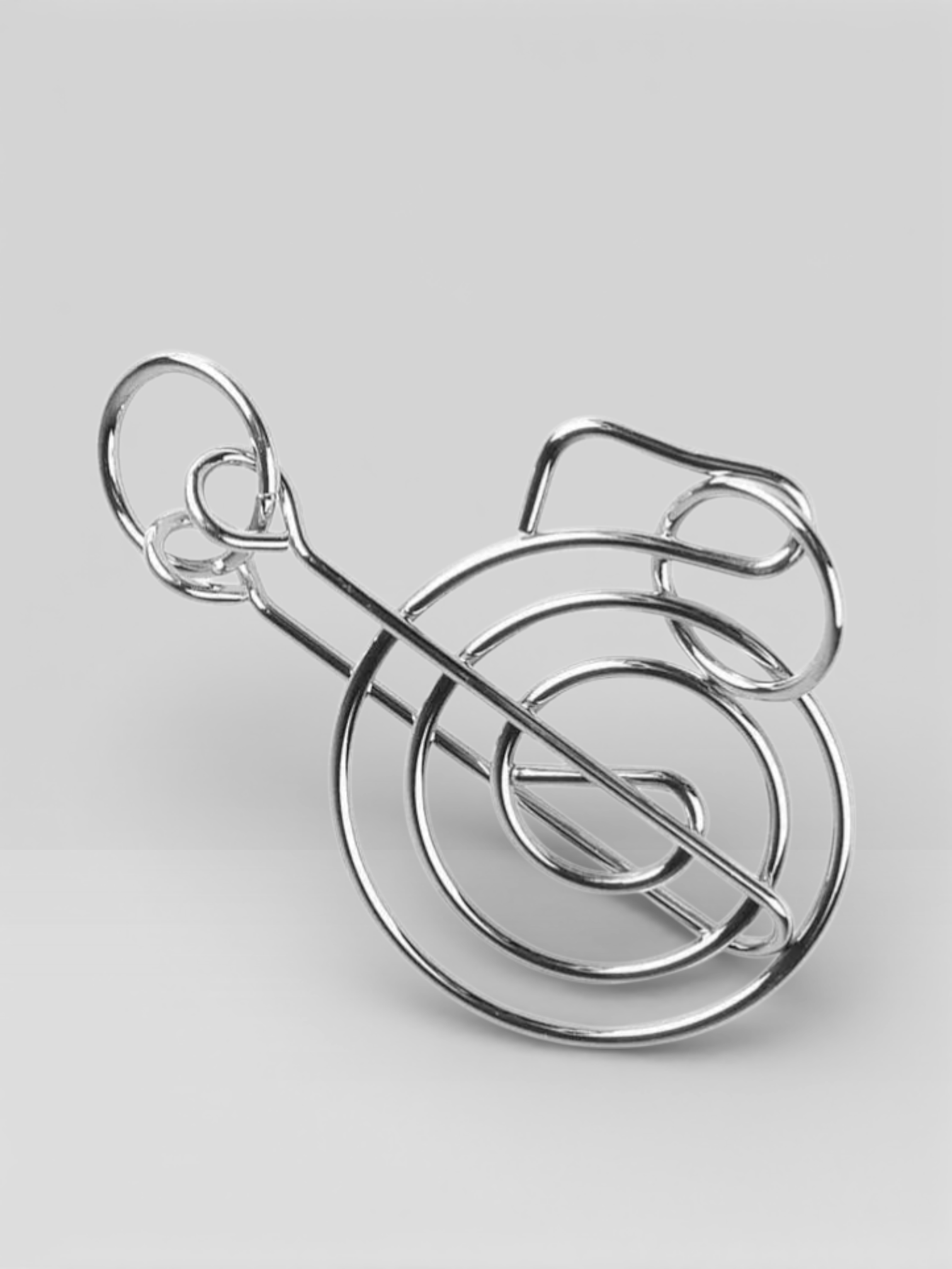 Metal Wire Brain Teaser IQ Mind Brain Teaser Puzzles - UNIVEA