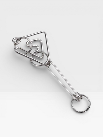 Metal Wire Brain Teaser IQ Mind Brain Teaser Puzzles - UNIVEA