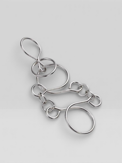 Metal Wire Brain Teaser IQ Mind Brain Teaser Puzzles - UNIVEA