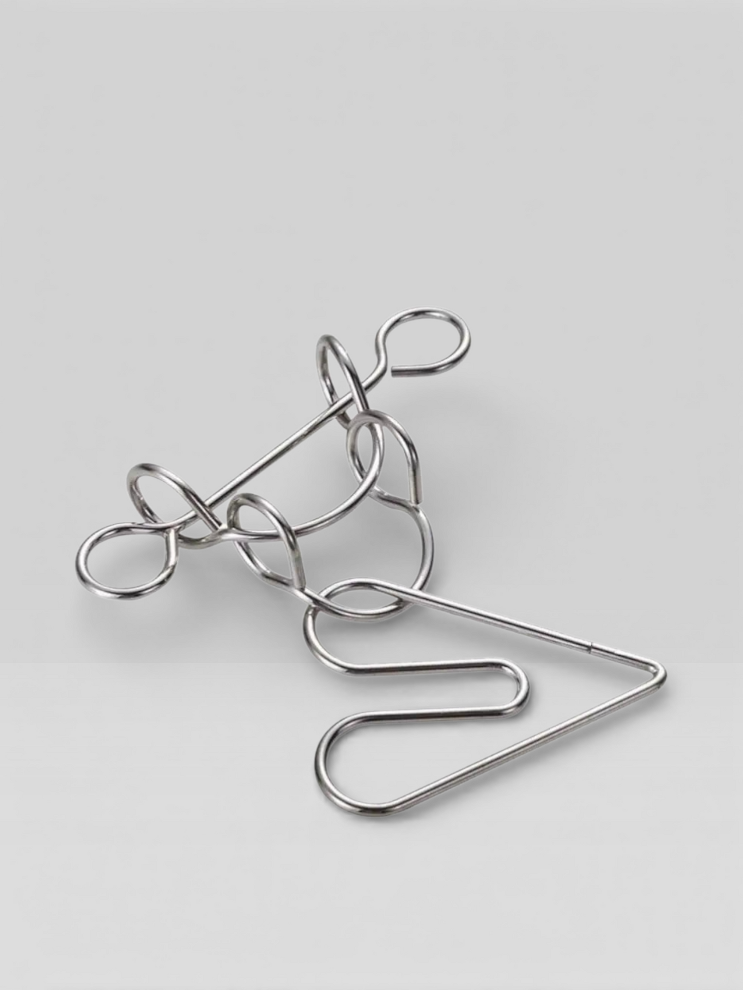 Metal Wire Brain Teaser IQ Mind Brain Teaser Puzzles - UNIVEA