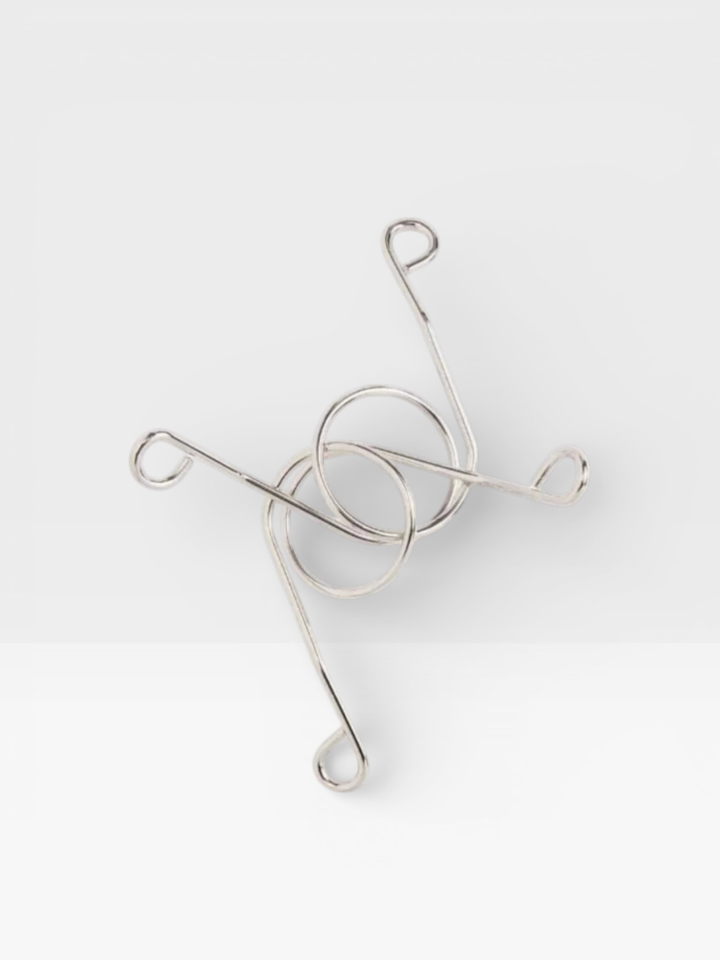 Metal Wire Brain Teaser IQ Mind Brain Teaser Puzzles - UNIVEA