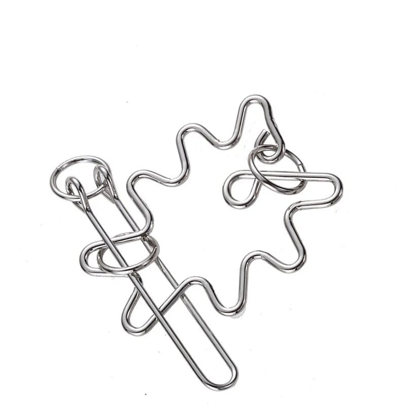 Nine Chain Intelligence Puzzle Toy String Intellectual Looping Educational Toys Popular Fun Decompression Toy - UNIVEA